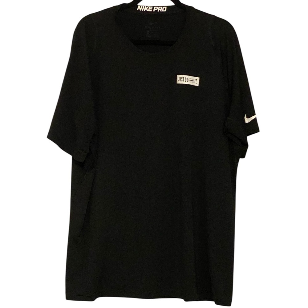 Nike Men's Black Dri Fit T-Shirt XXL EUC